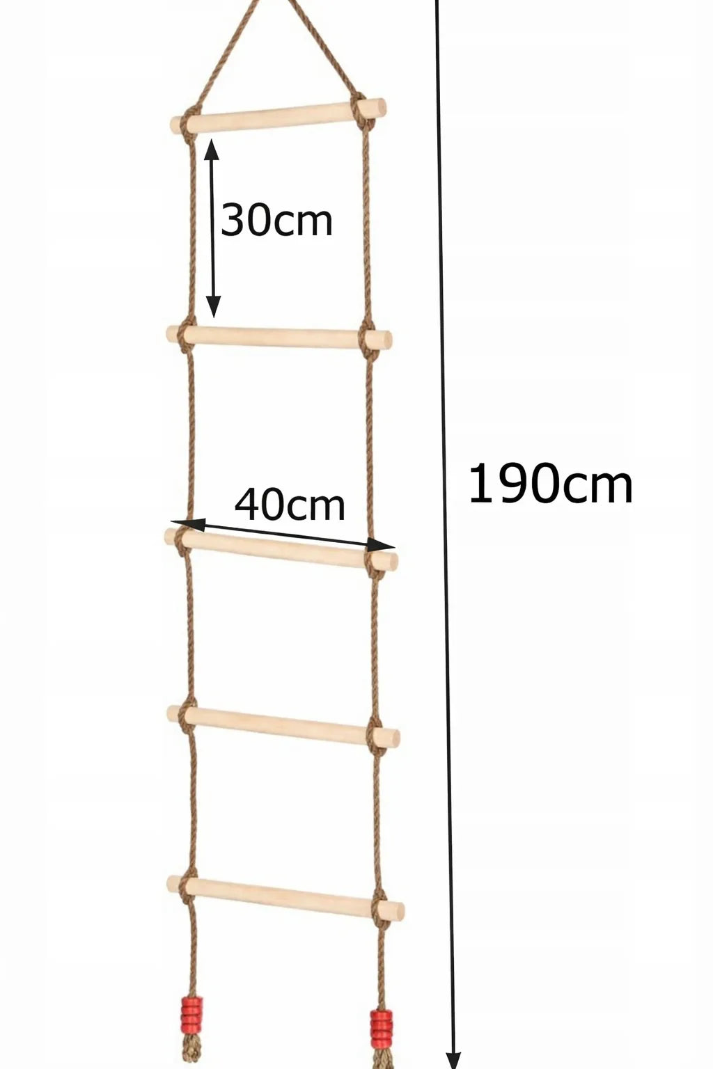 Virvinės kopėčios vaikų žaidimams, lauko laipynė žaidimų aikštelei 40x190