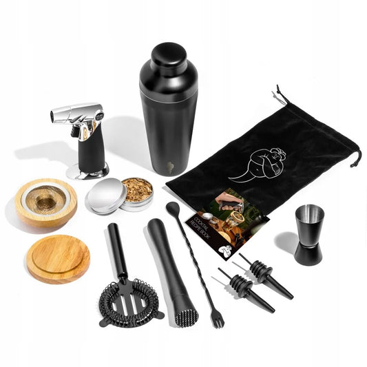 Viskio rūkymo baro rinkinys DELUXE 2 viename
