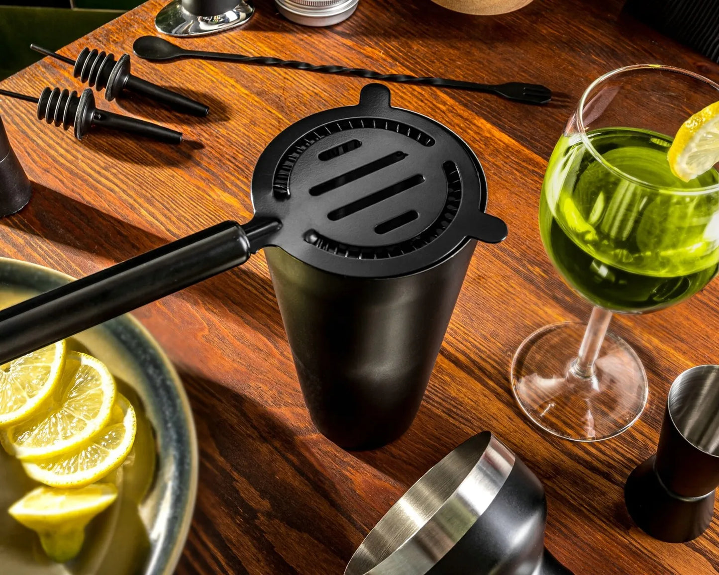 Viskio rūkymo baro rinkinys DELUXE 2 viename