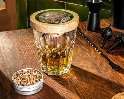 Viskio rūkymo baro rinkinys DELUXE 2 viename