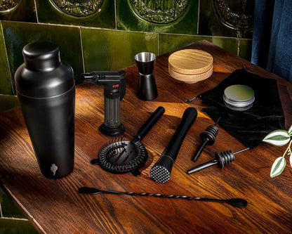 Viskio rūkymo baro rinkinys DELUXE 2 viename