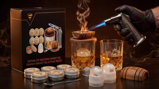 Viskio rūkymo rinkinys „Premium Smoker“ dovanų rinkinys jam