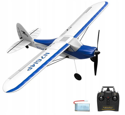 Volantex RC Sport Cub 500 lėktuvas su giroskopu 761-4B RTF, mėlynas