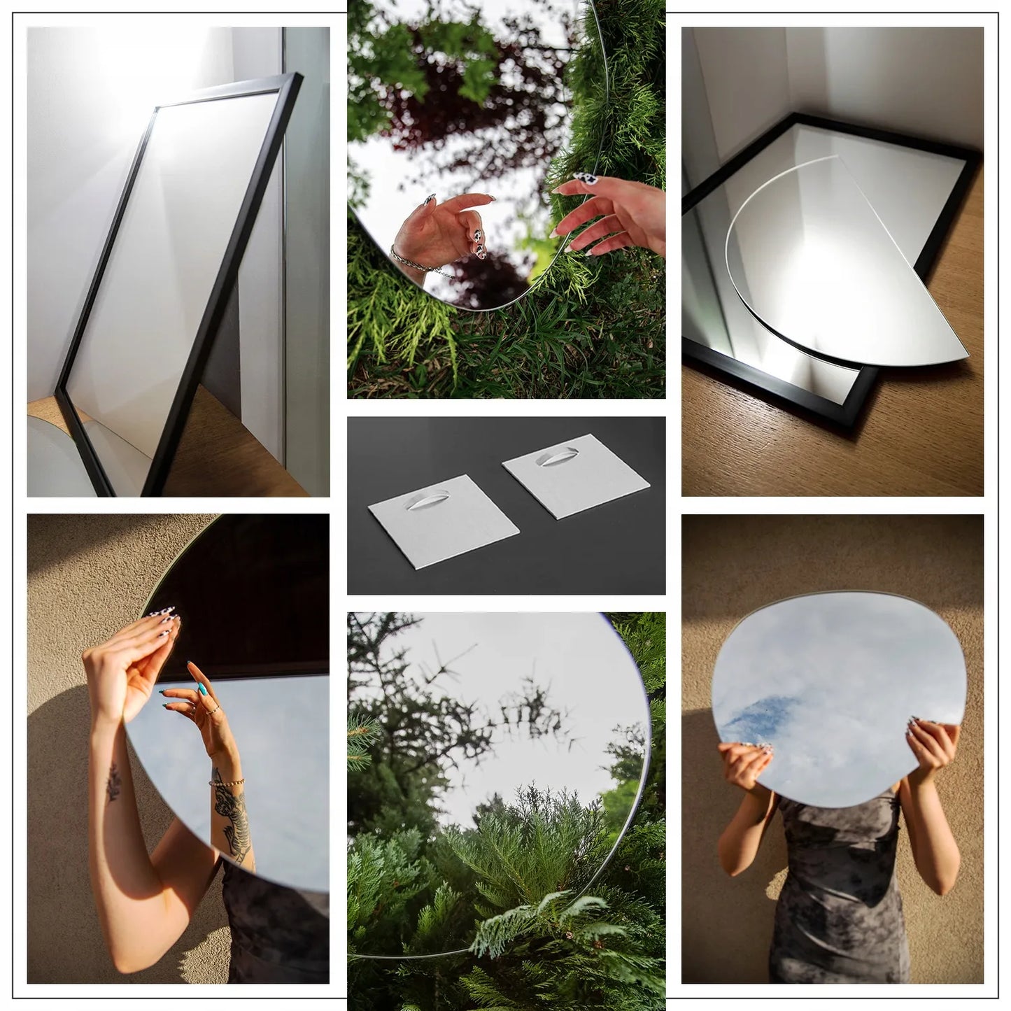Vonios kambario veidrodis su LED apšvietimu, asimetriškas, 70 Premium IP67