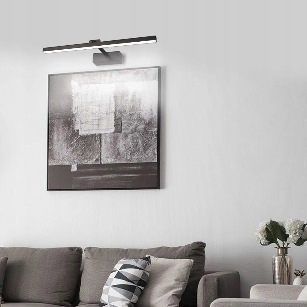 Vonios LED sieninis šviestuvas virš veidrodžio 80 cm 18W reguliuojamas