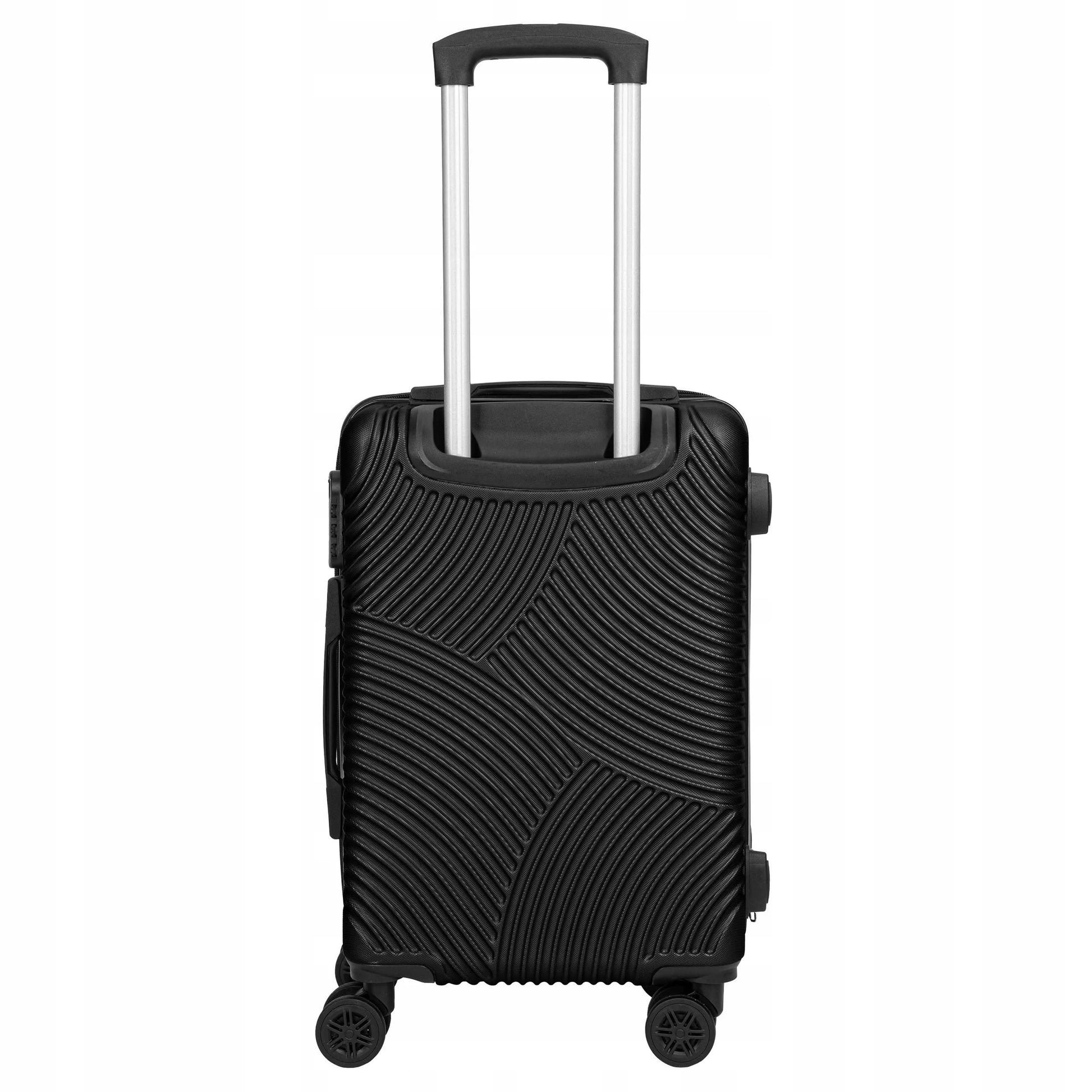 Voyano Azores kelioninių lagaminų rinkinys 4-in-1, juodas