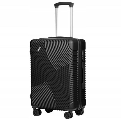 Voyano Azores kelioninių lagaminų rinkinys 4-in-1, juodas