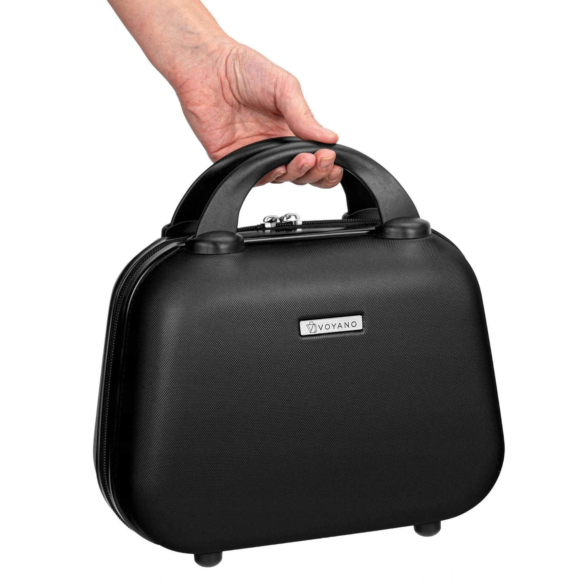 Voyano Azores kelioninių lagaminų rinkinys 4-in-1, juodas