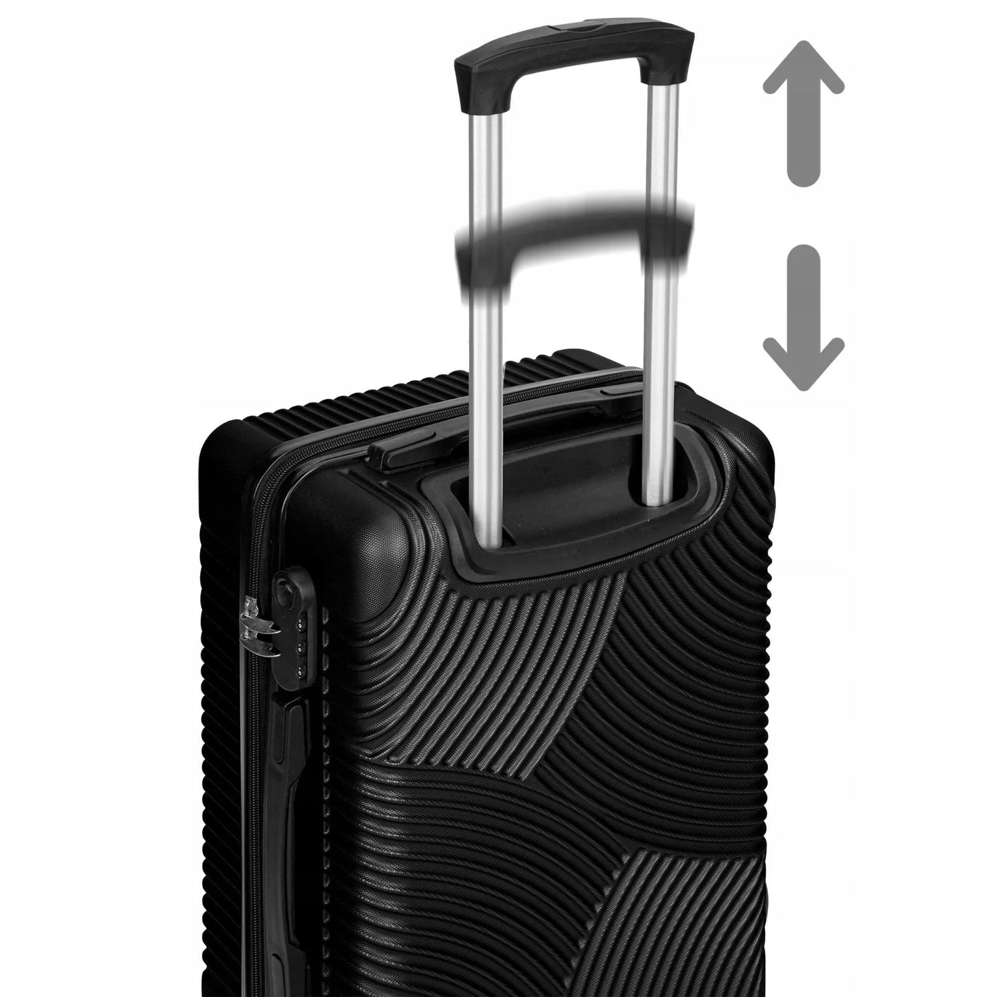 Voyano Azores kelioninių lagaminų rinkinys 4-in-1, juodas