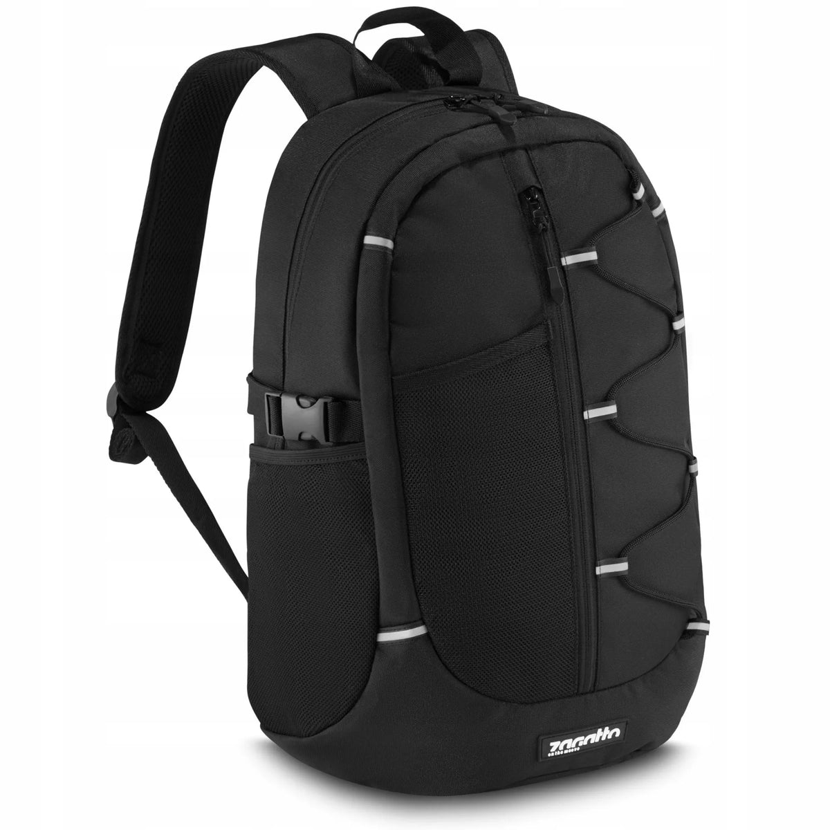 Vyriška „Zagatto“ mokyklinė, sportinė ir kelioninė kuprinė, juoda, 20 l
