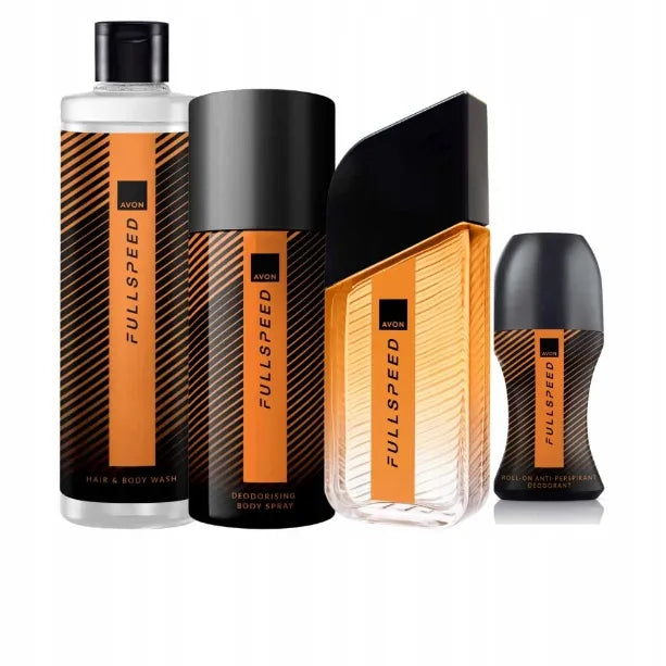 Vyriškas kosmetikos rinkinys AVON Full Speed 4-in-1, puiki dovana