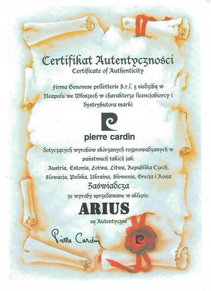 Vyriškas krepšys per petį PIERRE CARDIN Juodas 4 kišenės Diržas 150 cm