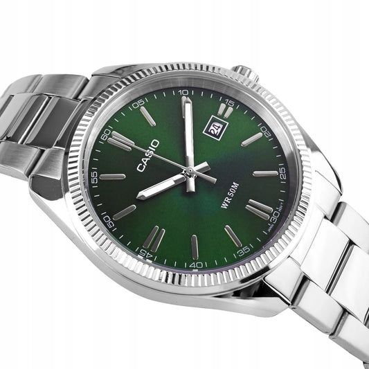 Vyriškas laikrodis CASIO MTP-1302PD-3AV su datos rodymu, klasikinis, su dėžute