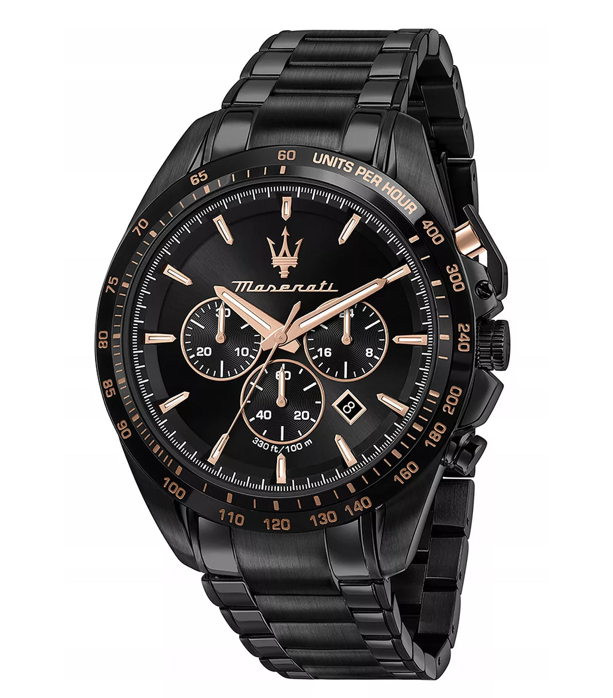 Vyriškas laikrodis „Maserati Traguardo“ R8873612048, juodas, originali dėžutė