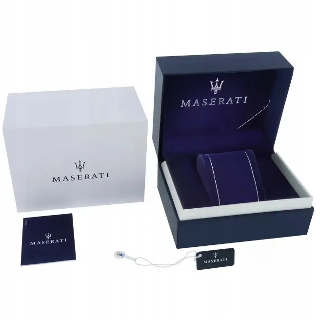 Vyriškas laikrodis „Maserati Traguardo R8873612058“, auksinės spalvos, originalus, su dėžute