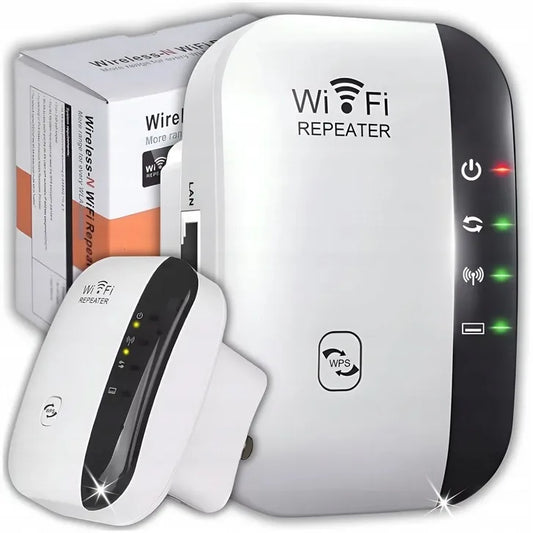 Wi-Fi signalo stiprintuvas 300 Mbps WPS diapazono plėtiklis Plug & Play