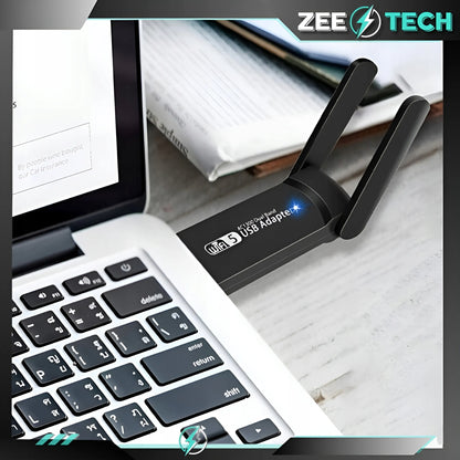Wi-Fi tinklo plokštės adapteris USB 3.0 1300 Mbps 5 GHz 2 režimai AP