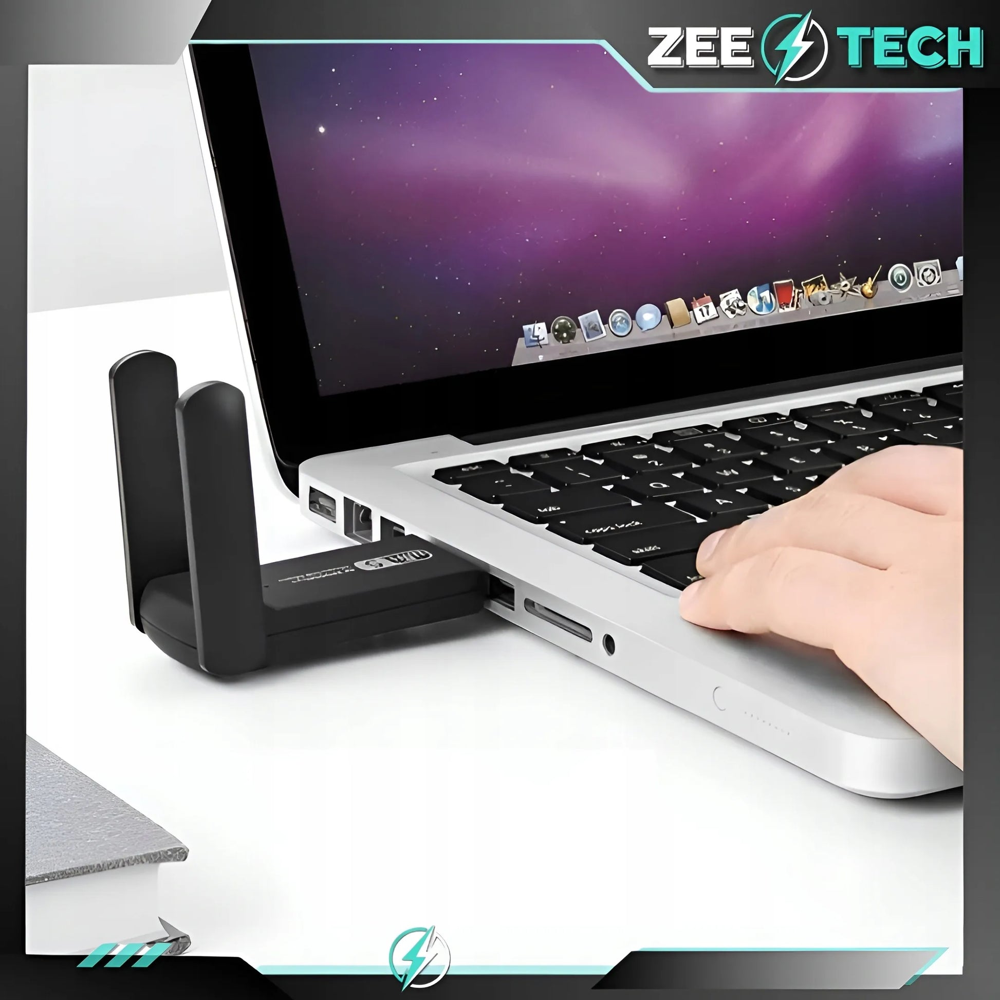 Wi-Fi tinklo plokštės adapteris USB 3.0 1300 Mbps 5 GHz 2 režimai AP