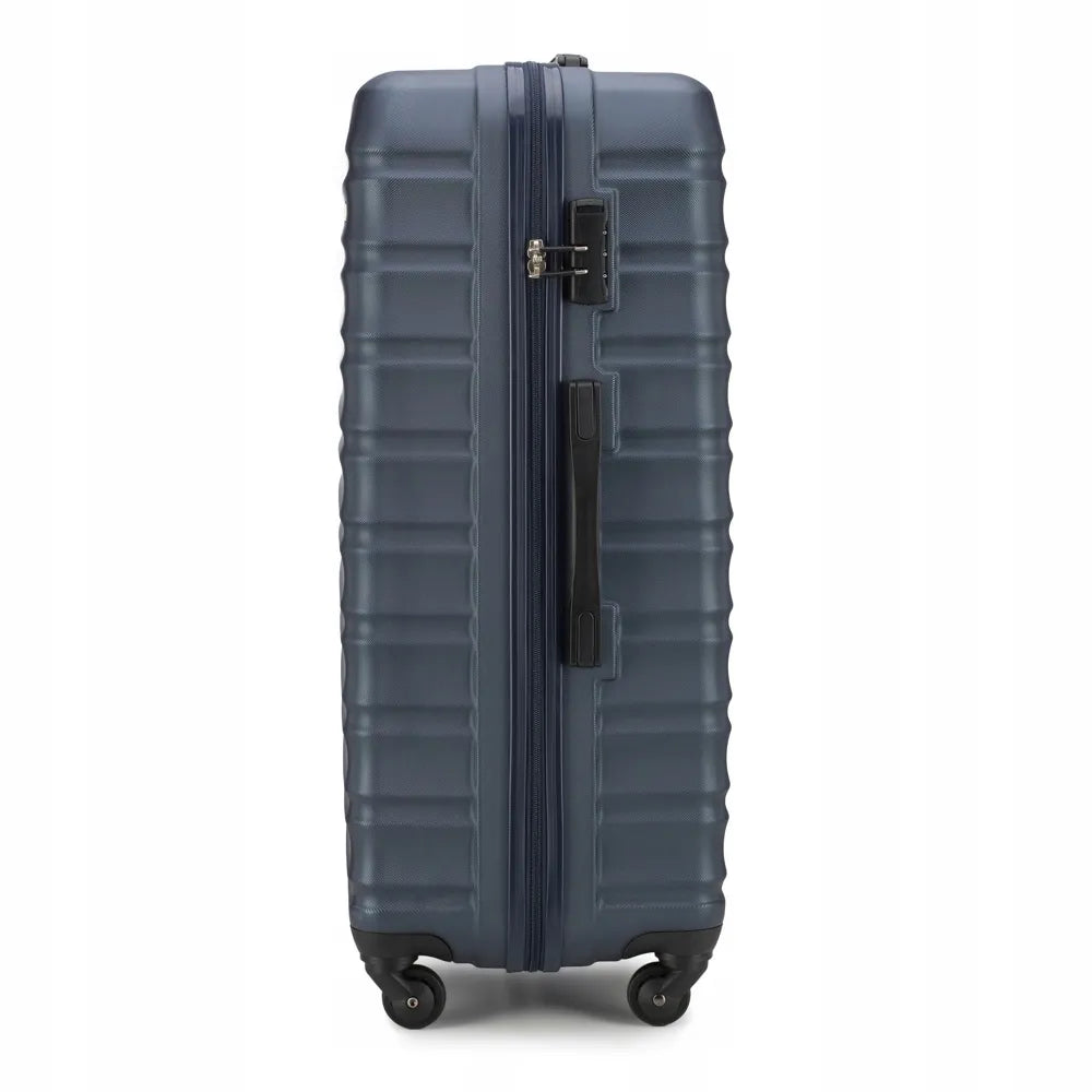 WITTCHEN didelis kietas lagaminas ABS 56-3A-313-91 96 l tamsiai mėlynas