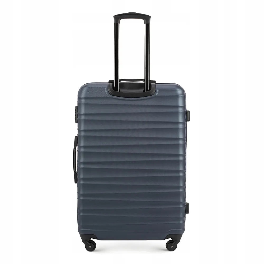WITTCHEN didelis kietas lagaminas ABS 56-3A-313-91 96 l tamsiai mėlynas