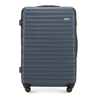 WITTCHEN didelis kietas lagaminas ABS 56-3A-313-91 96 l tamsiai mėlynas