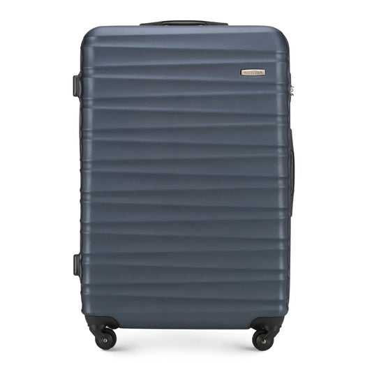 WITTCHEN didelis kietas lagaminas ABS 56-3A-313-91 96 l tamsiai mėlynas
