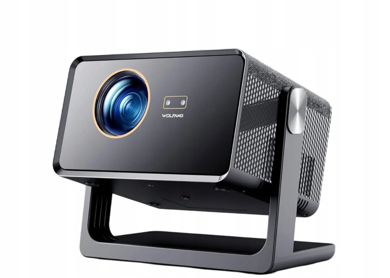 WOLFANG WP04 nešiojamas 4K projektorius, „Wi-Fi“, „Bluetooth 5.2“, 28000 liumenų