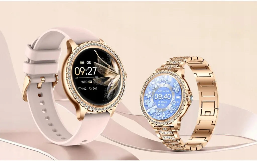 WonderWatch Nx19 Diamonds auksinis išmanusis laikrodis