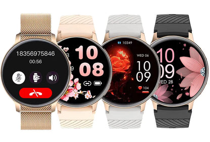 WonderWatch Sx5 moteriškas išmanusis laikrodis su skambučiais, pranešimais, pulso ir sporto funkcijomis