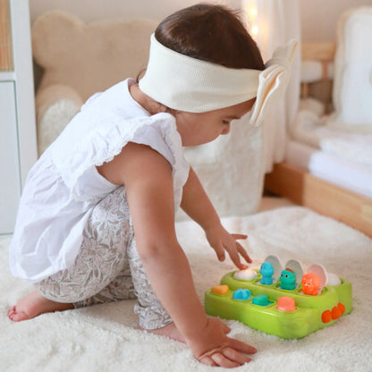 Woopie Baby edukacinis žaislas „Iššokantys dinozaurai“ Pop-Up