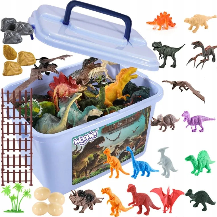 „Woopie“ dinozaurų figūrėlių rinkinys, 40 vnt.