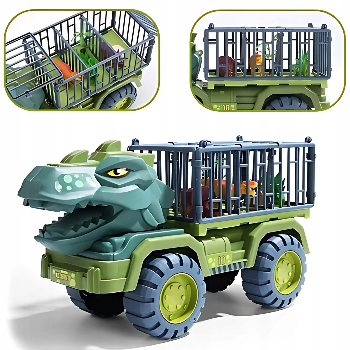 Woopie dinozaurų sunkvežimis-transporteris su figūrėlėmis