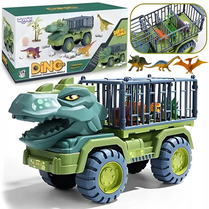 Woopie dinozaurų sunkvežimis-transporteris su figūrėlėmis