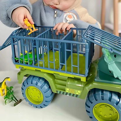 Woopie dinozaurų sunkvežimis-transporteris su figūrėlėmis