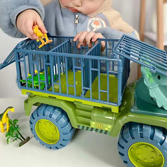 Woopie dinozaurų sunkvežimis-transporteris su figūrėlėmis