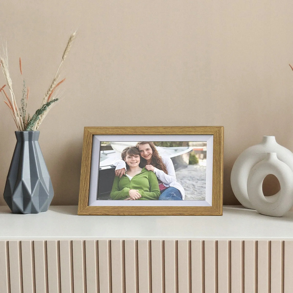 „Wozinsky Frameo“ skaitmeninis nuotraukų rėmelis, 10,1 col., 32 GB, šviesiai rudas