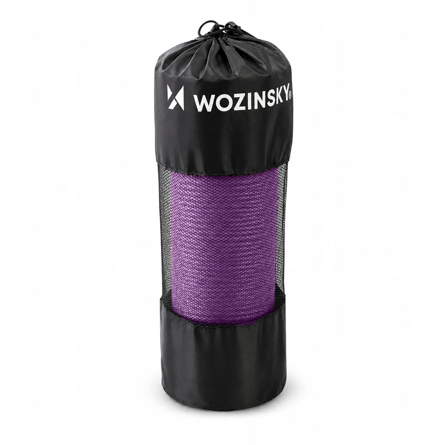 Wozinsky gimnastikos kilimėlis fitnesui, jogai ir pilatesui, NBR 1,5 cm, 183x61 cm, violetinis