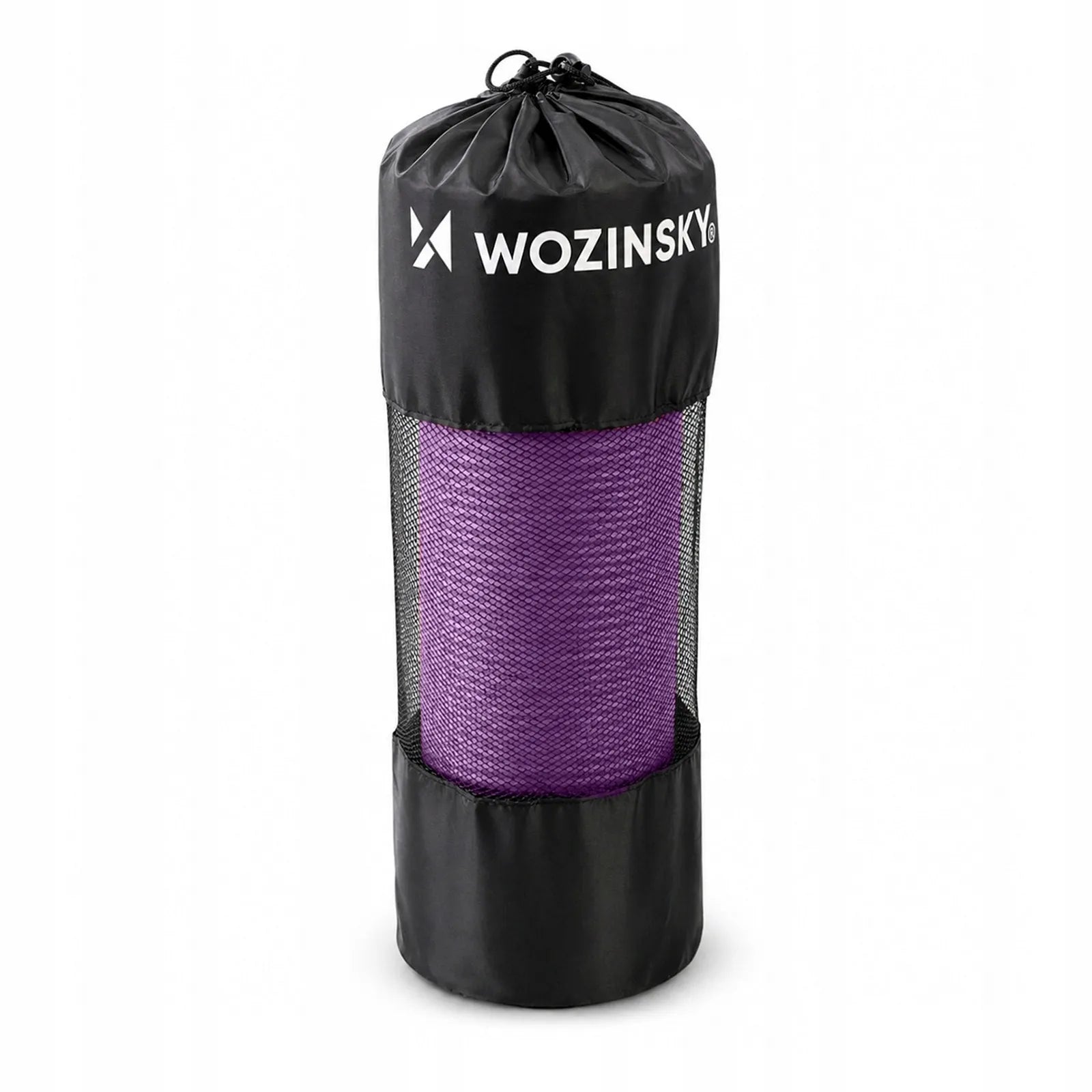Wozinsky gimnastikos kilimėlis fitnesui, jogai ir pilatesui, NBR 1,5 cm, 183x61 cm, violetinis