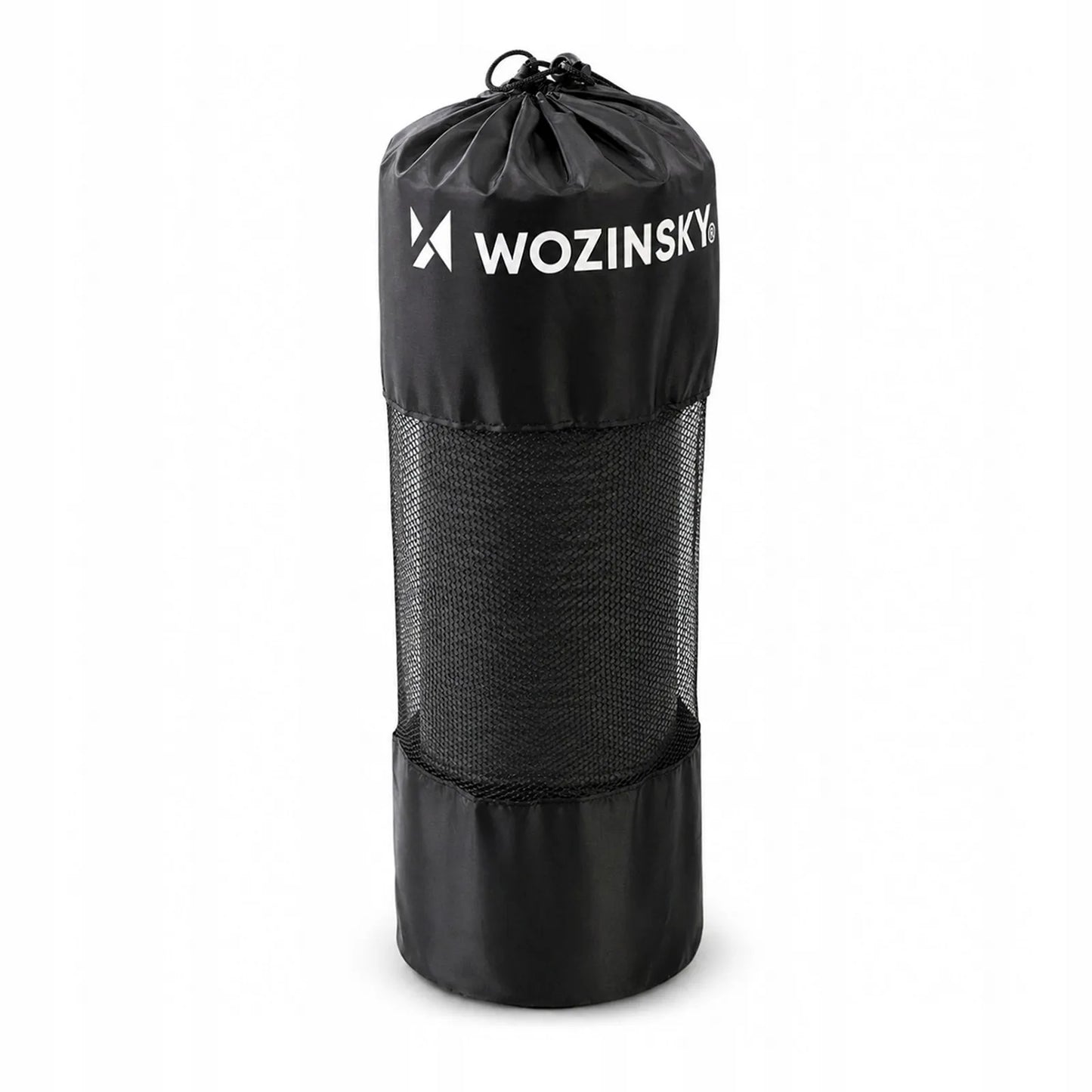 Wozinsky gimnastikos kilimėlis mankštai, fitnesui ir jogai, storas 183 x 61 x 1,5 cm – juodas