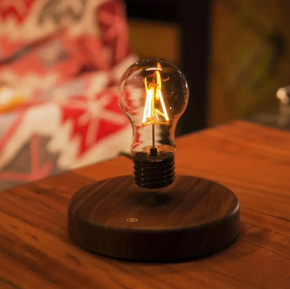 Levitating light bulb