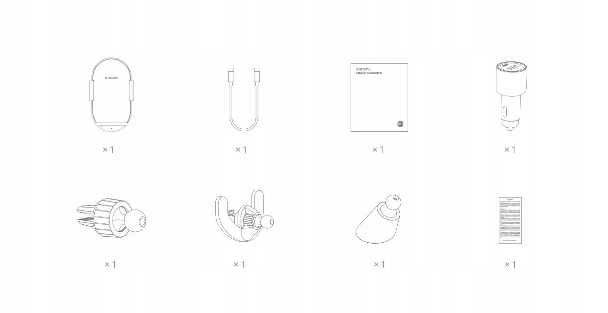 Xiaomi 50W USB-C automobilinis įkroviklis, juodas