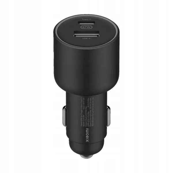 Xiaomi 67W automobilinis įkroviklis USB-A + Type-C