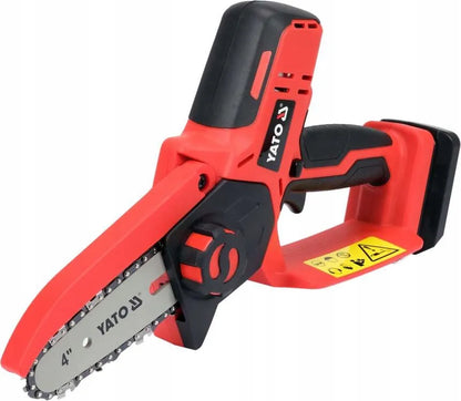 YATO YT-828136 18 V mini akumuliatorinis grandininis pjūklas, 10 cm, be akumuliatoriaus