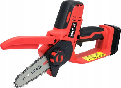 YATO YT-828136 18 V mini akumuliatorinis grandininis pjūklas, 10 cm, be akumuliatoriaus