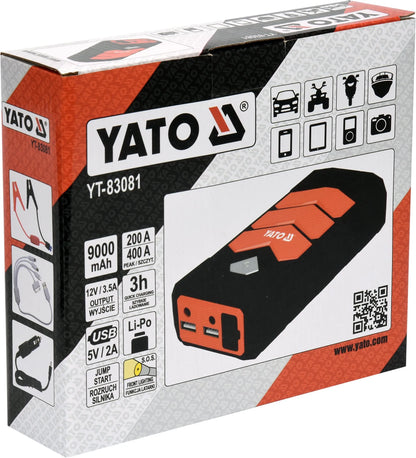 Yato YT-83081 pagalbinio užvedimo įrenginys 9000 mAh