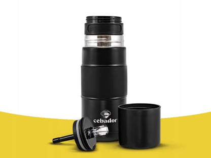 Yerbomos X Cebador ALL IN ONE 450ml – „viskas viename“ matero, termosas ir bombilla yerba mate