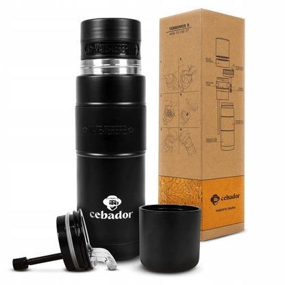 Yerbomos XL Cebador ALL IN ONE 750 ml matero, termosas ir bombilla viename