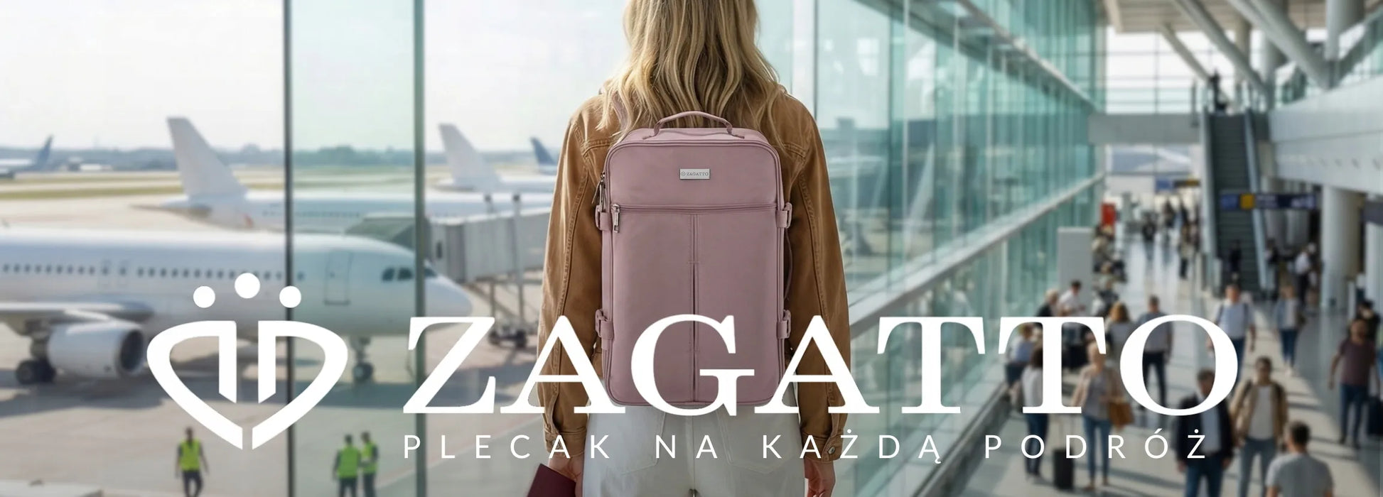 Zagatto kelioninė kuprinė lėktuvui, 40x20x25 cm, kabininis bagažas