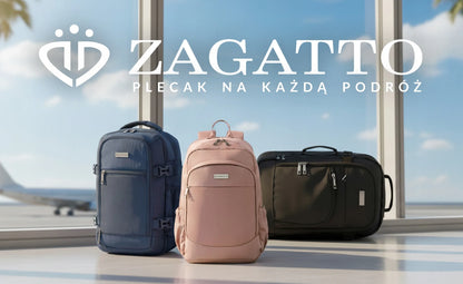 Zagatto kelioninė kuprinė lėktuvui 40x30x20 cm – rankinis bagažas