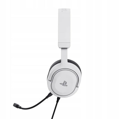 Žaidimų ausinės „Trust GXT 498 Forta“, ant ausų dedamos, 3,5 mm, su mikrofonu, baltos